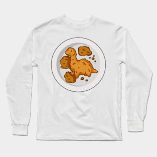 Literally a dino nugget, dino, dinosaurs, nuggies Long Sleeve T-Shirt